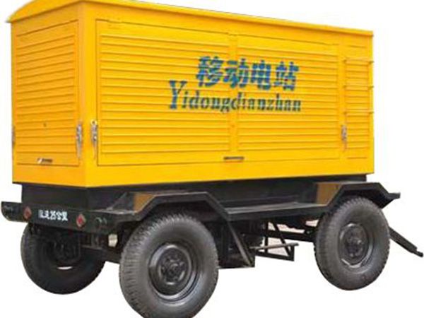 200KW防雨棚移动拖车发电机组