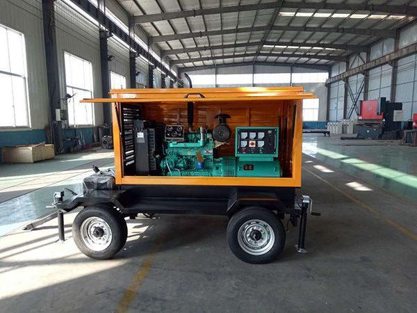 50KW移动拖车发电机组