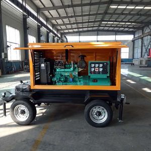 50KW移动拖车发电机组