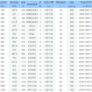 凯普200KW发电机组